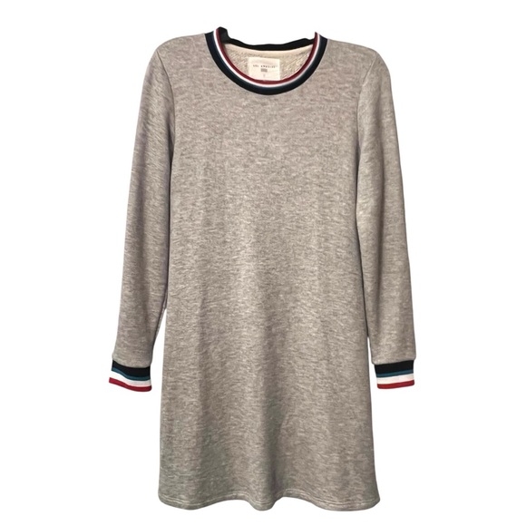Sol Angeles Flag Roma Sweater Dress Striped Knit Midi French Terry Size Small - Picture 2 of 13